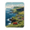 Faroe Islands Denmark Travel Art Vintage