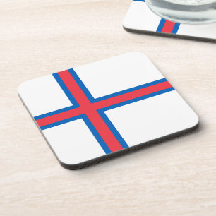 Faroe Islands flag Coaster