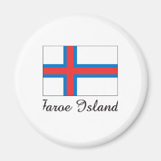 Faroe Islands Flag Design Magnet