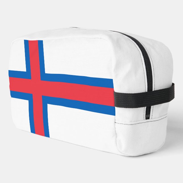 Faroe Islands flag Dopp Kit (Left Corner)