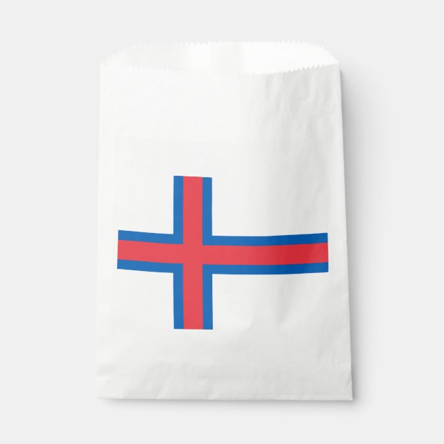 Faroe Islands Flag Favour Bags (Front)