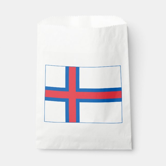 Faroe Islands Flag Favour Bags (Front)