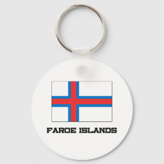 Faroe Islands Flag Key Ring