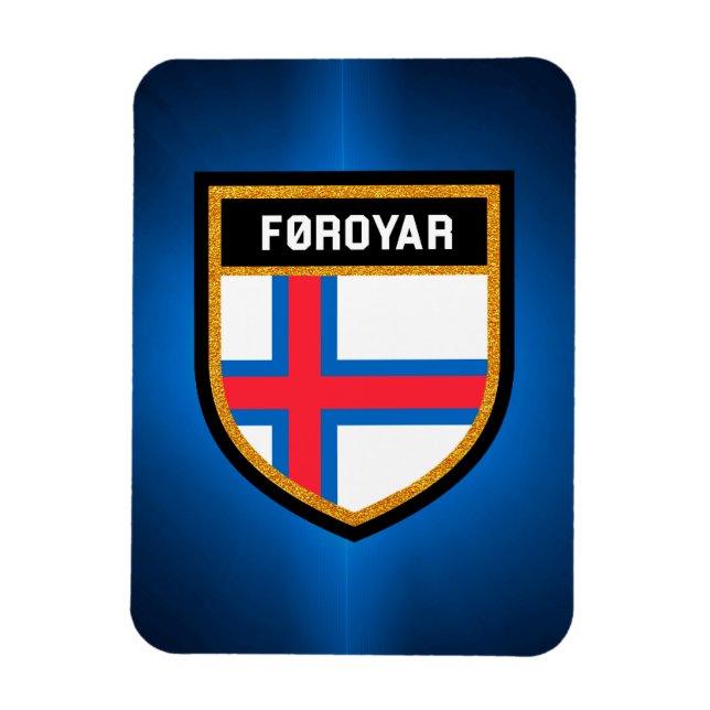 Faroe Islands Flag Magnet (Vertical)