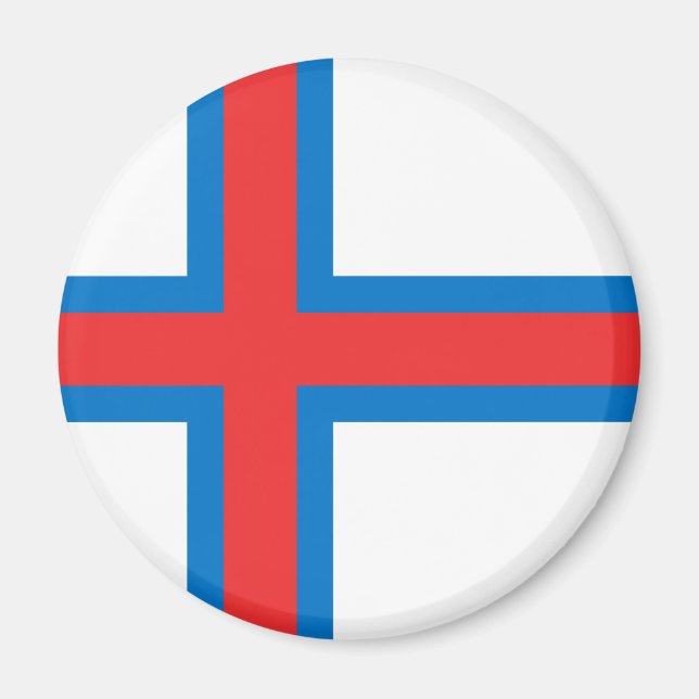 Faroe Islands Flag Magnet (Front)