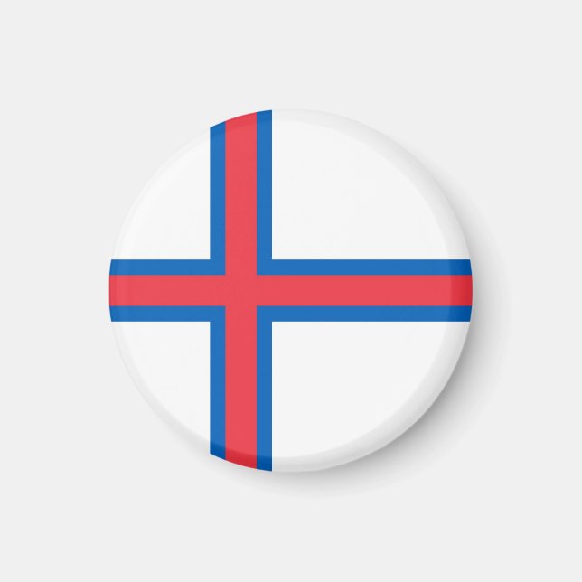 Faroe Islands flag Magnet (Front)