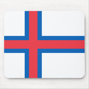 Faroe Islands Flag Mouse Mat
