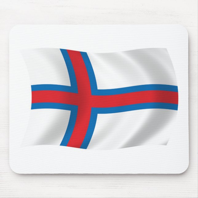 Faroe Islands Flag Mousepad (Front)