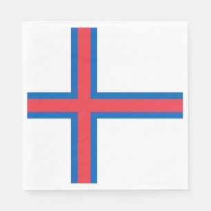 Faroe Islands flag Napkin