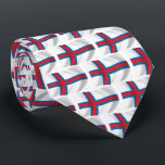 Faroe Islands Flag Tie<br><div class="desc">Faroe Islands Flag Tie This 3D Flag of Faroe Islands Tie is also available on Men's & Women's T-Shirts, Shirts, Tees, Buttons, Stickers, Keychains, Mugs, Mousepads, Hats, Tote Bags, Gifts & more. Don't forget that you can change the size, colour or style on most products or make the flag design...</div>