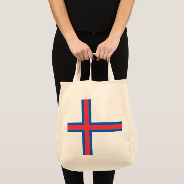 Faroe Islands flag Tote Bag (Front (Product))