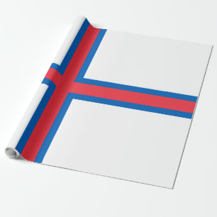 Faroe Islands flag Wrapping Paper