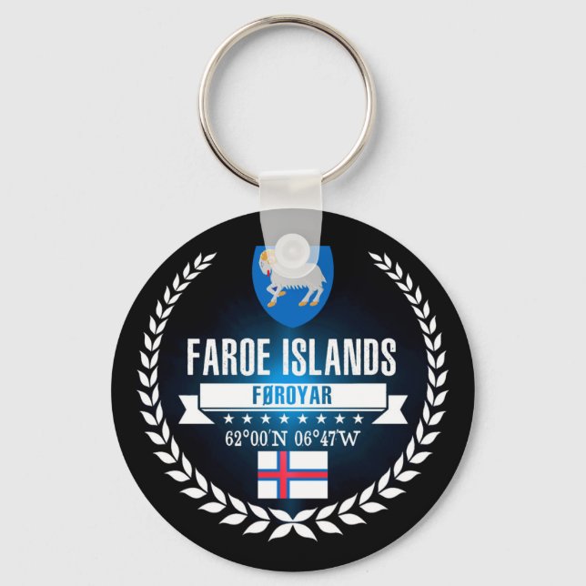 Faroe Islands Key Ring (Front)