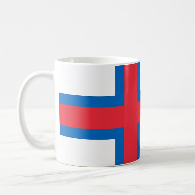 Faroese flag mug (Left)
