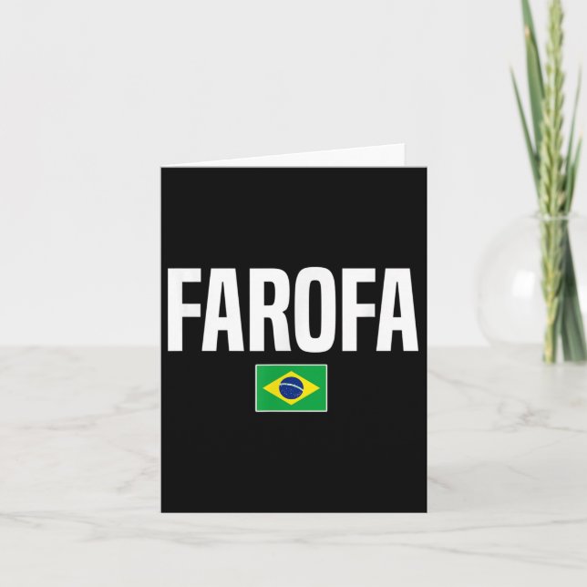Farofa Brazilian Brazil  Card (Front)