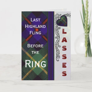 Farquarson Scottish Tartan Invitation