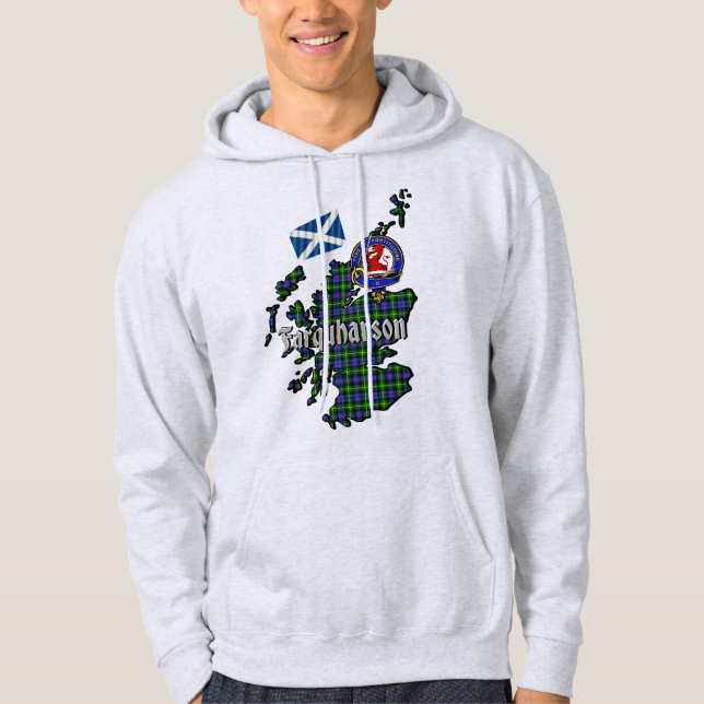 Farquharson Clan Badge Adult Hoodie (Front)
