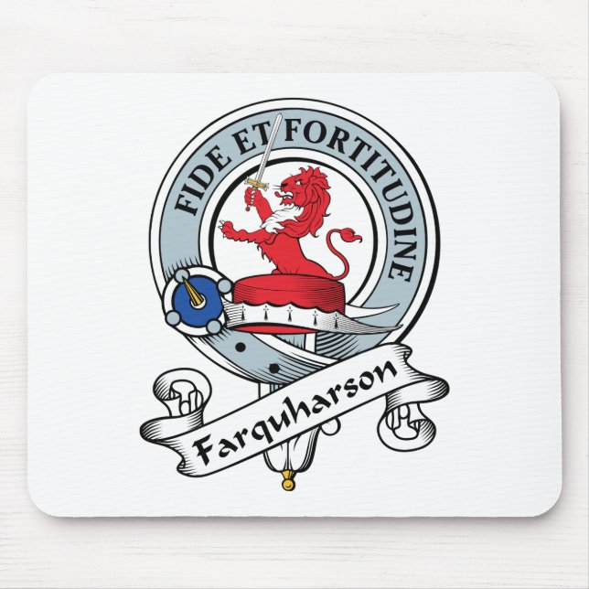 Farquharson Clan Badge Mouse Mat (Front)