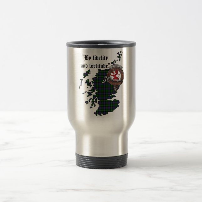 Farquharson Clan Badge Travel Mug (Center)