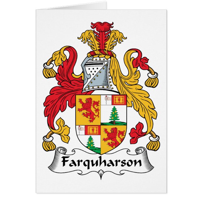 Farquharson Family Crest (Front)