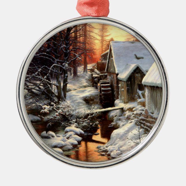 Farquharson - Silence of the Snow  Metal Tree Decoration (Front)