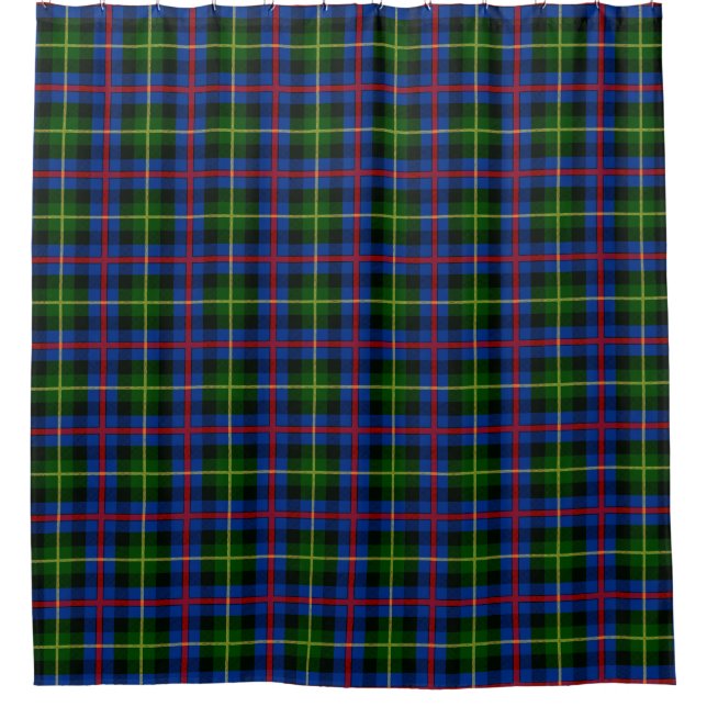 Farquharson Tartan Shower Curtain (Front)