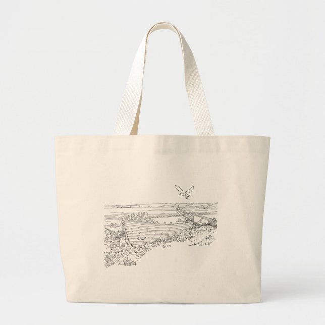 Farr Bay Shipwreck Scotland Tote Bag (Front)