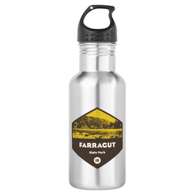 Farragut State Park Idaho 532 Ml Water Bottle (Front)