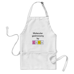 Farrah periodic table name apron