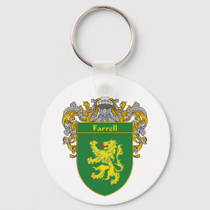 Farrell Coat of Arms (Mantled) Key Ring