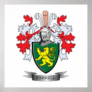 Farrell Coat of Arms Poster