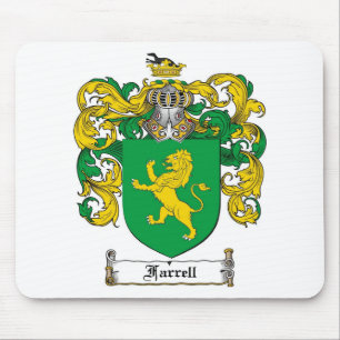 FARRELL FAMILY CREST - FARRELL COAT OF ARMS MOUSE MAT