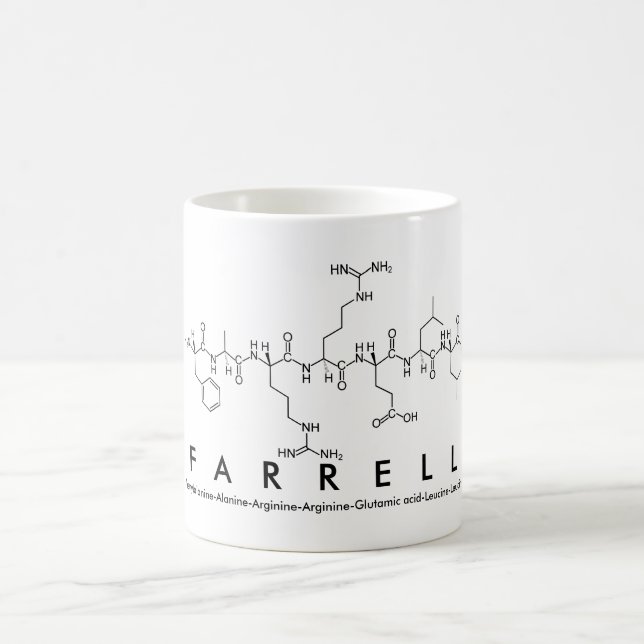 Farrell peptide name mug (Center)