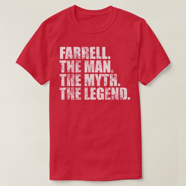 FarrellFarrell Family name Farrell last Name Farre T-Shirt (Design Front)