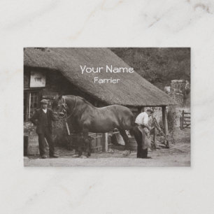 Farrier business card