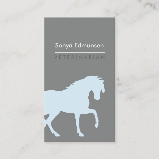 Farrier business card, horse stable, horse trainer business card (Front)