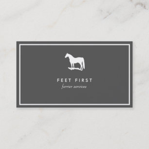 Farrier Business Card, Horse Trainer Business Card