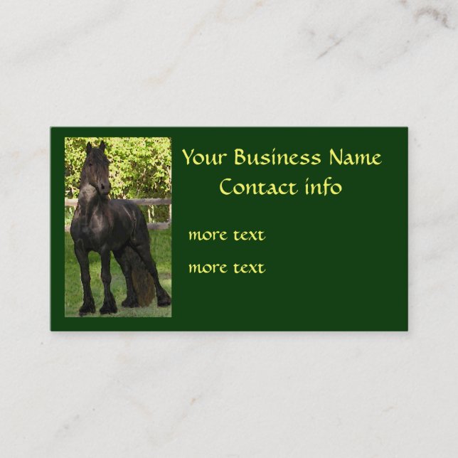 Farrier Business Cards 1 (Front)