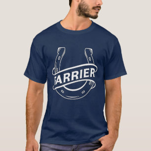Farrier Horse Shoe Metalwork Forging Farriers gift T-Shirt