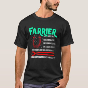 Farrier Horseshoe Hoof Trimming Equine Shoeing 10 T-Shirt