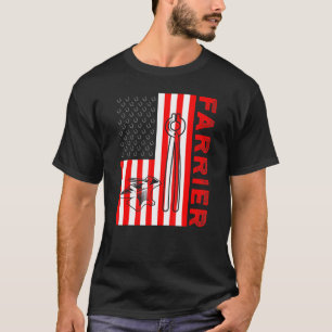 Farrier Horseshoe Hoof Trimming Equine Shoeing 12 T-Shirt