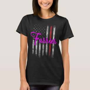 Farrier Horseshoe Hoof Trimming Equine Shoeing _12 T-Shirt