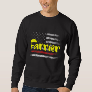 Farrier Horseshoe Hoof Trimming Equine Shoeing _15 Sweatshirt