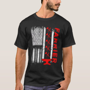 Farrier Horseshoe Hoof Trimming Equine Shoeing 16 T-Shirt