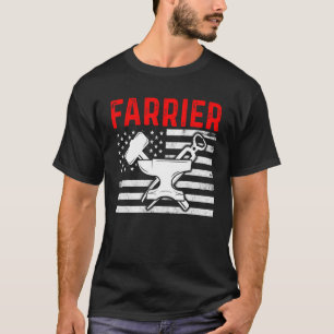 Farrier Horseshoe Hoof Trimming Equine Shoeing 21 T-Shirt