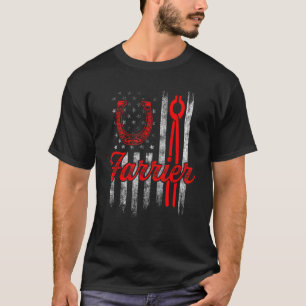 Farrier Horseshoe Hoof Trimming Equine Shoeing _25 T-Shirt