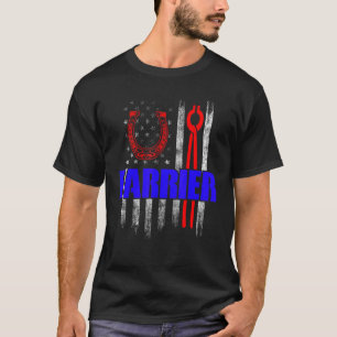 Farrier Horseshoe Hoof Trimming Equine Shoeing _27 T-Shirt