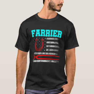 Farrier Horseshoe Hoof Trimming Equine Shoeing 27 T-Shirt