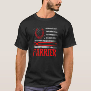 Farrier Horseshoe Hoof Trimming Equine Shoeing 2 T-Shirt