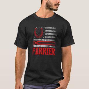 Farrier Horseshoe Hoof Trimming Equine Shoeing 2 T-Shirt